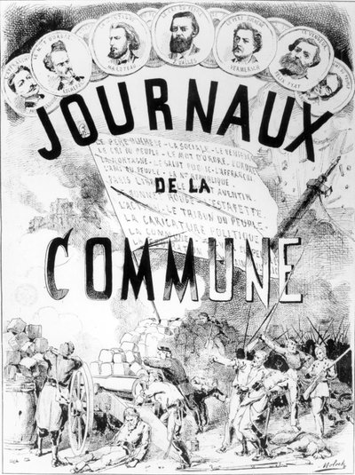 Zeitungen der Kommune in Paris, 1870-71 von Moloch