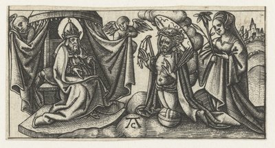 Christus vor dem Thron Gottes von Monogrammist AC