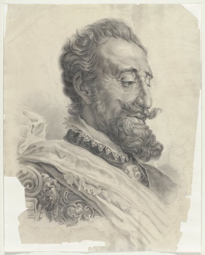 Männerkopf mit Bart, nach rechts (Bellegarde) von Monogrammist AC