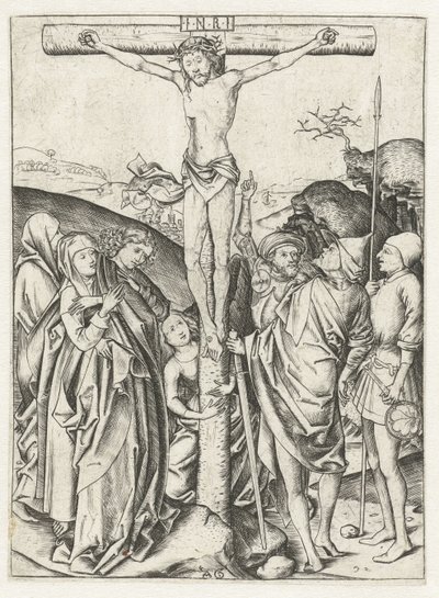 Christus am Kreuz von Monogrammist AG