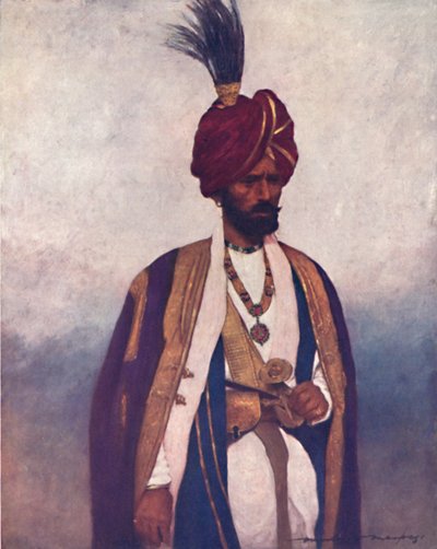 Ein Soldat Seiner Hoheit Dogra Sowar, 1903 von Mortimer L Menpes