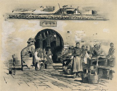 In der Stadt Shanghai, 1903 von Mortimer L Menpes