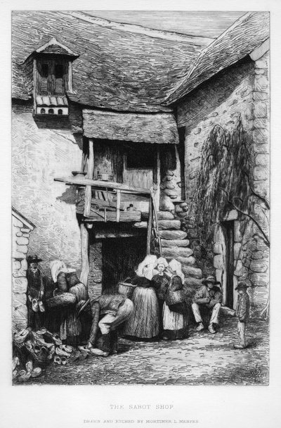 Der Holzschuhmacher, 19. Jahrhundert von Mortimer L Menpes