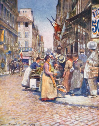 Eine Ecke an der Rue de Seine von Mortimer Ludington Menpes