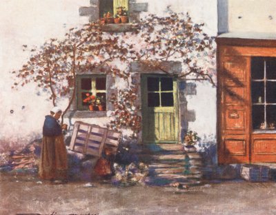 Ein Cottage in Rochefort-en-Terre von Mortimer Ludington Menpes