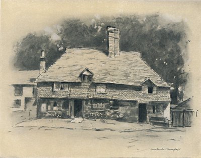 Ein Cottage in Surrey, 1903 von Mortimer Ludington Menpes