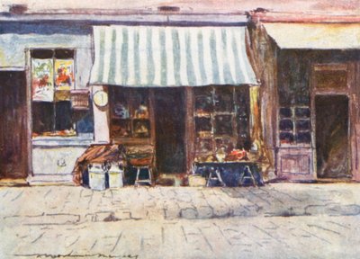Eine Crèmerie in der Rue St. Honoré von Mortimer Ludington Menpes