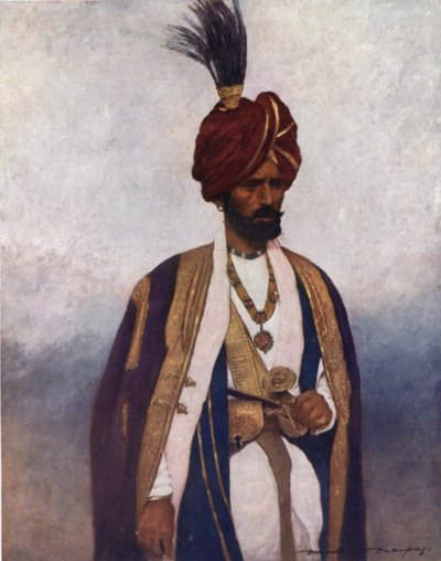 Ein Soldat Seiner Hoheit Dogra Sowar von Mortimer Ludington Menpes