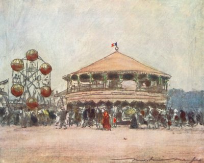 Fest in der Nähe des Hôtel des Invalides von Mortimer Ludington Menpes