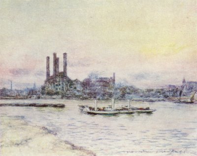 Von der Battersea-Brücke von Mortimer Ludington Menpes
