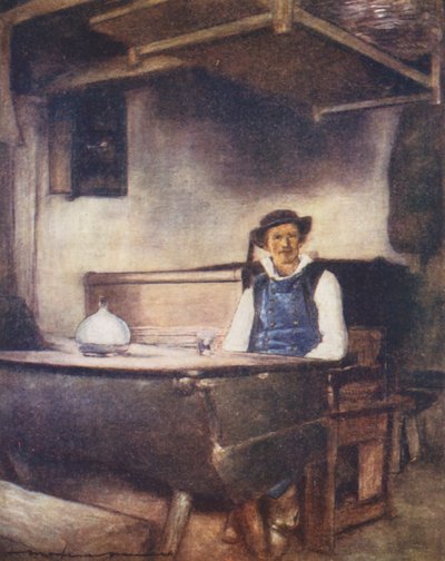 In einer Auberge, Pont-Aven von Mortimer Ludington Menpes