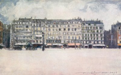 Auf dem Platz des Rathauses von Mortimer Ludington Menpes