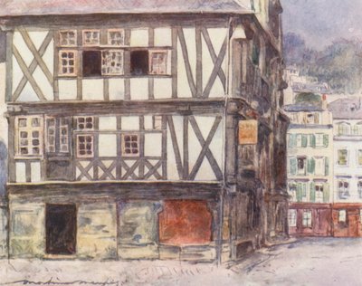 Mittelalterliches Haus in Morlaix von Mortimer Ludington Menpes