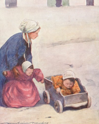 Auf die Babys aufpassen von Mortimer Ludington Menpes