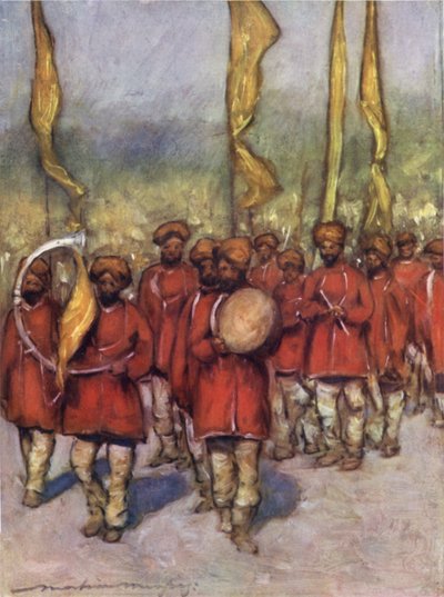 Einheimische Barden aus dem Staat Cutch von Mortimer Ludington Menpes