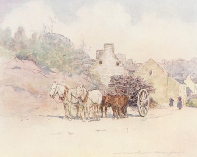 Auf dem Weg nach Bannalec von Mortimer Ludington Menpes