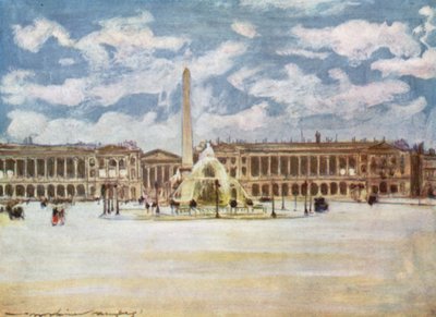 Place De la Concorde von Mortimer Ludington Menpes