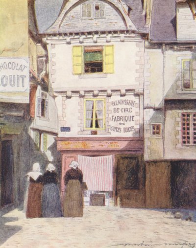 Place Henri Quatre, Vannes von Mortimer Ludington Menpes