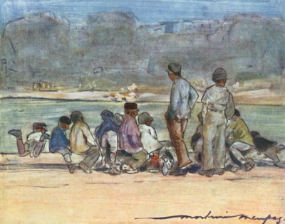 Teich in den Tuilerien von Mortimer Ludington Menpes