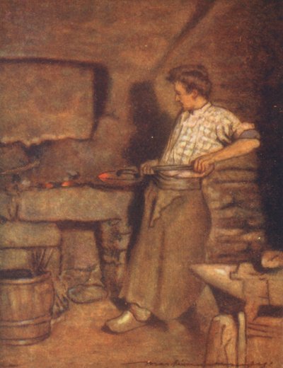Die Dorfschmiede, Pont-Aven von Mortimer Ludington Menpes