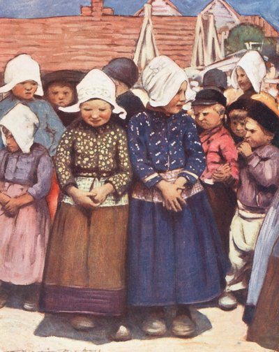 Kinder der Welt: Niederländisch, alle in einer Reihe von Mortimer Ludington Menpes