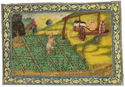 Pastorale Szene von Mughal School