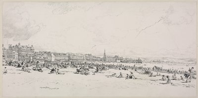Weymouth Bay, Die Hochsaison von Muirhead Bone