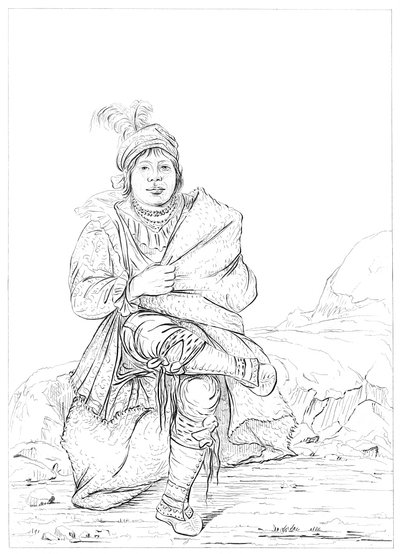Ureinwohner, Nordwestliche Grenze, 1841 von Myers and Co