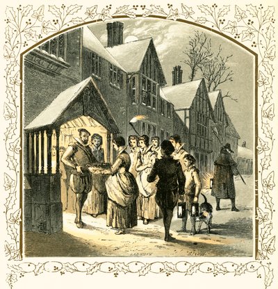 Ein Weihnachtslied für eine Schale Punsch von Myles Birket Foster
