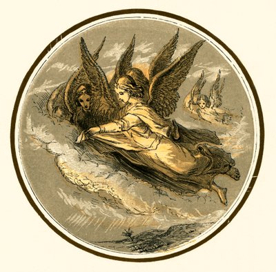 Fliegende Engel von Myles Birket Foster