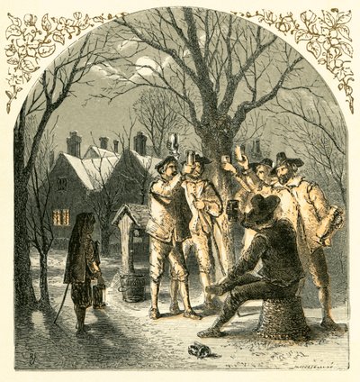 Weihnachtsfeier von Myles Birket Foster