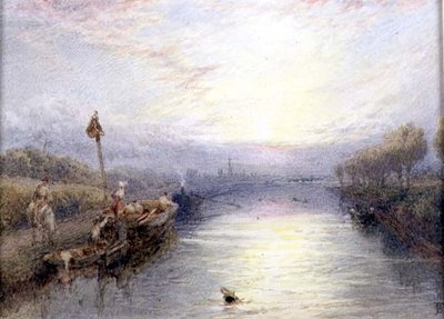 Flusslandschaft von Myles Birket Foster