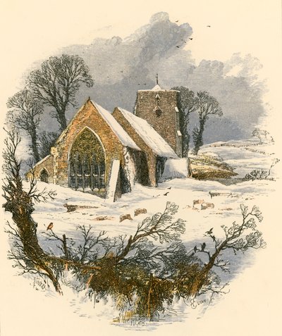 Winter-Sabbat-Spaziergang von Myles Birket Foster