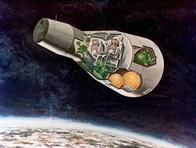 Ein NASA-Lunarmodul, ca. 1970er Jahre von NASA Images