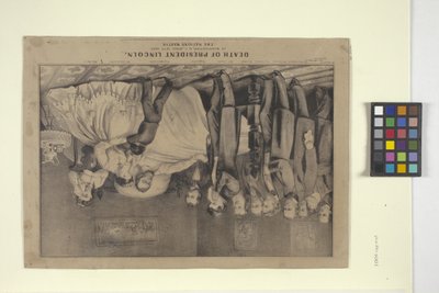 Tod von Präsident Lincoln von N. and Ives J.M. (1824 95) Currier