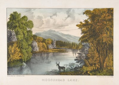 Moosehead Lake, Maine von Currier and Ives