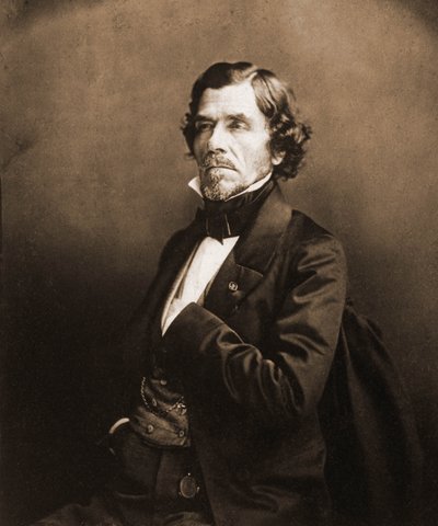 Porträt von Eugene Delacroix, Maler 1798-1863 (Foto) von Nadar