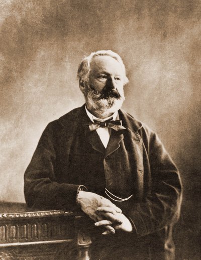 Porträt von Victor Hugo, Dichter und Schriftsteller 1802-1855 (Foto) von Nadar