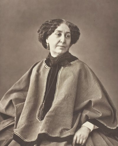 Georges Sand geboren Amantine Lucile Aurore Dupin, französische Schriftstellerin, 1804-1876, 1864 von Nadar