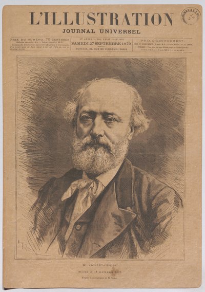 Herr Viollet-le-Duc, gestorben am 18. September 1879 von Nadar