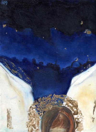 Nacht, in der der Engel seine Flügel bekam von Nancy Moniz Charalambous
