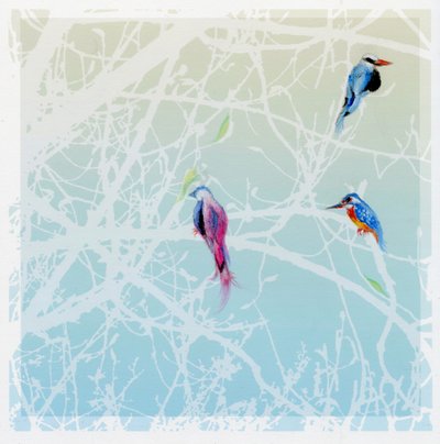 Drei kleine Vögel, 2016 von Nancy Moniz Charalambous
