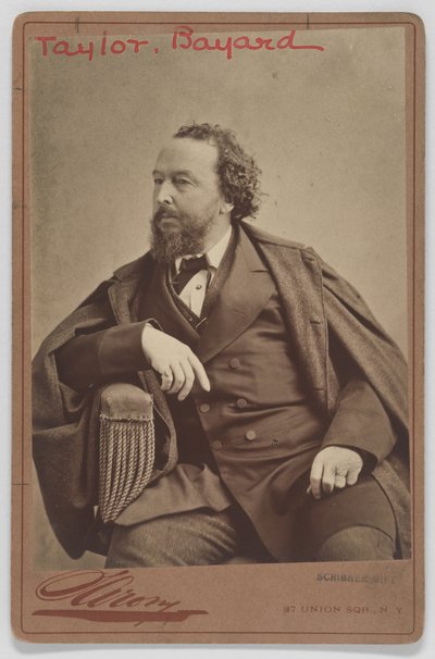 Bayard Taylor von Napoleon Sarony