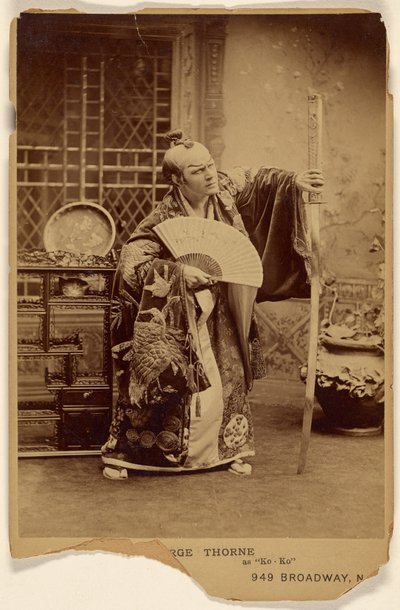George (?) Thorne als "Ko-Ko" von Napoleon Sarony