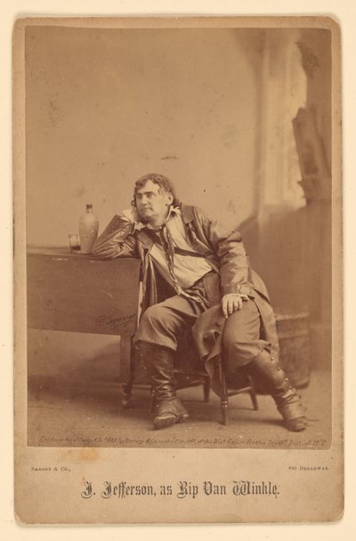 Joseph Jefferson von Napoleon Sarony