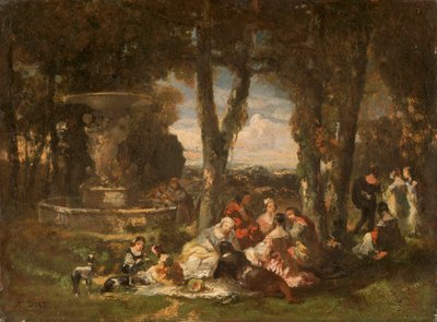 Fete Champetre von Narcisse Virgile Diaz de la Peña