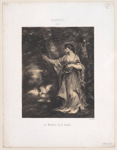 Les Maléfices de la Beauté von Narcisse Virgile Diaz de la Peña