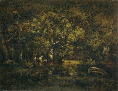 Der Wald von Fontainebleau von Narcisse Virgile Diaz de la Peña