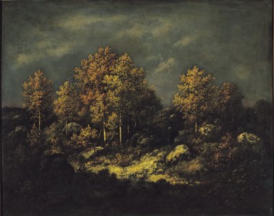 Die Jean de Paris Höhen im Wald von Fontainebleau, 1867 von Narcisse Virgile Diaz de la Peña