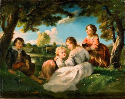 Spielende Kinder von Narcisse Virgile Diaz de la Peña